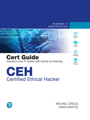 cover image of CEH Certified Ethical Hacker Cert Guide